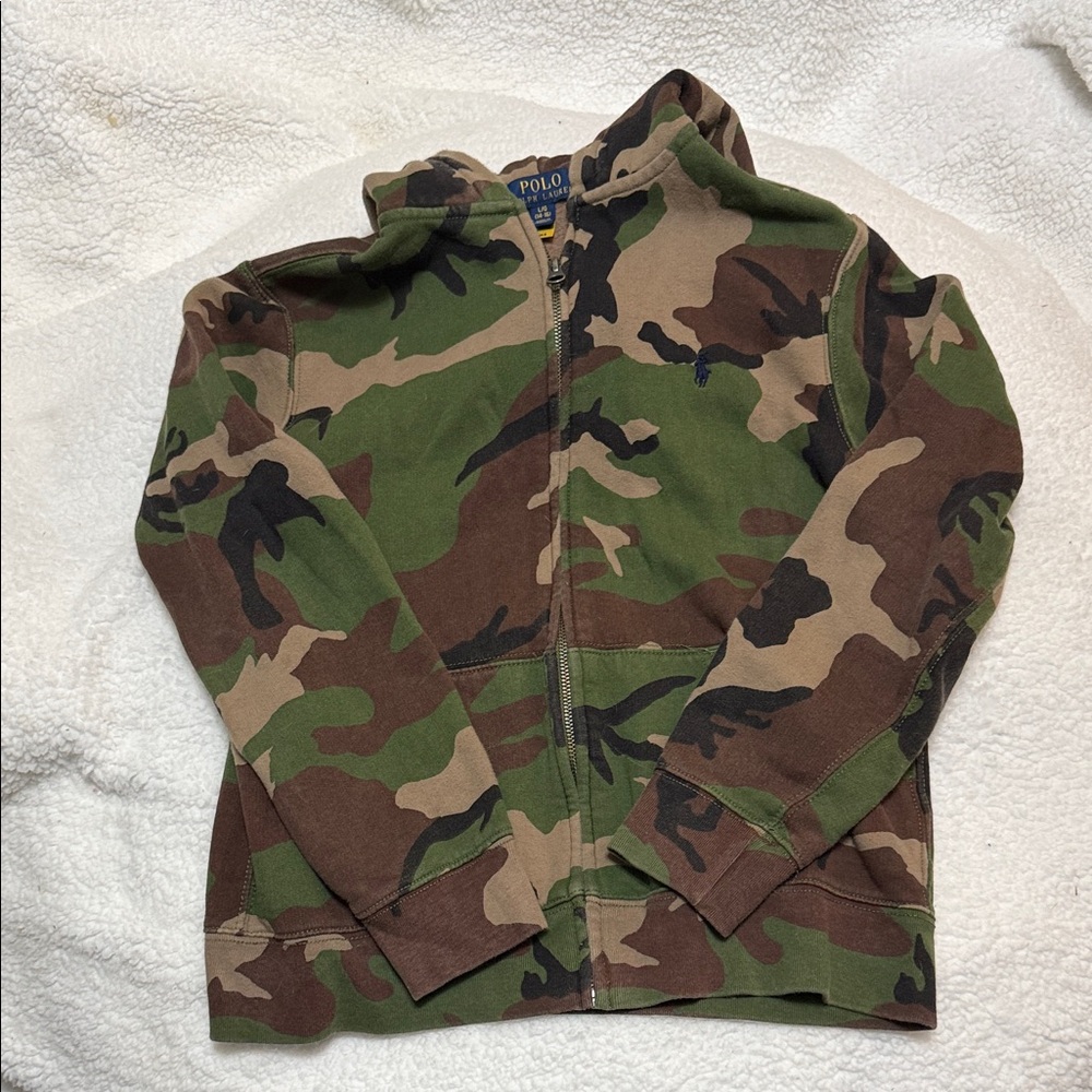Polo by Ralph Lauren Green Camo Hoodie